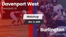 Matchup: Davenport West High vs. Burlington  2019