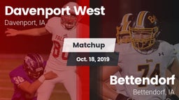 Matchup: Davenport West High vs. Bettendorf  2019