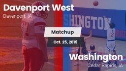 Matchup: Davenport West High vs. Washington  2019