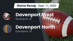 Recap: Davenport West  vs. Davenport North  2020