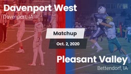 Matchup: Davenport West High vs. Pleasant Valley  2020