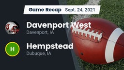 Recap: Davenport West  vs. Hempstead  2021