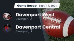 Recap: Davenport West  vs. Davenport Central  2021