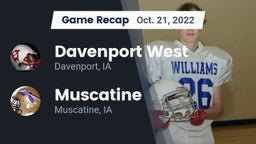 Recap: Davenport West  vs. Muscatine  2022