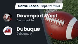 Recap: Davenport West  vs. Dubuque  2023
