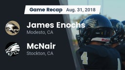 Recap: James Enochs  vs. McNair  2018