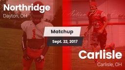 Matchup: Northridge High vs. Carlisle  2017