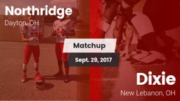 Matchup: Northridge High vs. Dixie  2017