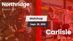 Matchup: Northridge High vs. Carlisle  2018