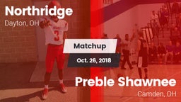 Matchup: Northridge High vs. Preble Shawnee  2018