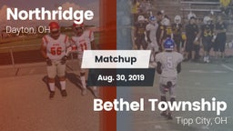 Matchup: Northridge High vs. Bethel Township  2019