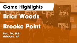 Briar Woods  vs Brooke Point  Game Highlights - Dec. 28, 2021