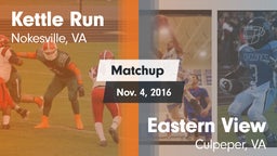 Matchup: Kettle Run High vs. Eastern View  2016