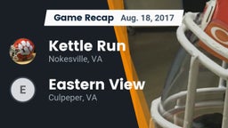 Recap: Kettle Run  vs. Eastern View  2017