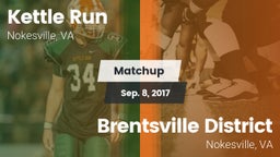 Matchup: KRHS vs. Brentsville District  2017