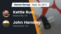 Recap: Kettle Run  vs. John Handley  2017