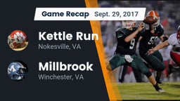 Recap: Kettle Run  vs. Millbrook  2017