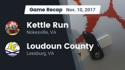 Recap: Kettle Run  vs. Loudoun County  2017