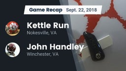 Recap: Kettle Run  vs. John Handley  2018