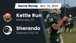 Recap: Kettle Run  vs. Sherando  2018