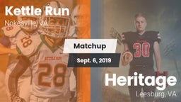 Matchup: KRHS vs. Heritage  2019