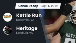 Recap: Kettle Run  vs. Heritage  2019