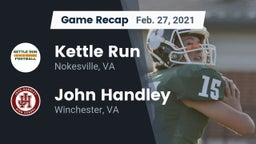 Recap: Kettle Run  vs. John Handley  2021