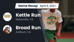 Recap: Kettle Run  vs. Broad Run  2021