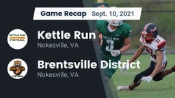 Recap: Kettle Run  vs. Brentsville District  2021
