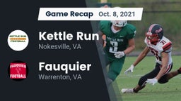 Recap: Kettle Run  vs. Fauquier  2021