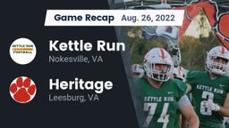 Recap: Kettle Run  vs. Heritage  2022