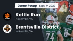 Recap: Kettle Run  vs. Brentsville District  2022