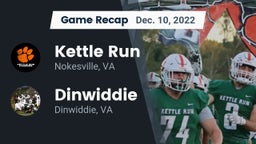 Recap: Kettle Run  vs. Dinwiddie  2022