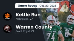 Recap: Kettle Run  vs. Warren County  2023