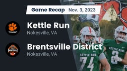Recap: Kettle Run  vs. Brentsville District  2023