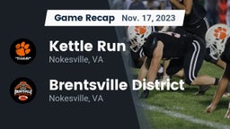 Recap: Kettle Run  vs. Brentsville District  2023