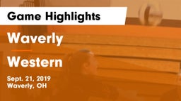 Waverly  vs Western  Game Highlights - Sept. 21, 2019