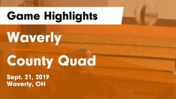 Waverly  vs County Quad Game Highlights - Sept. 21, 2019