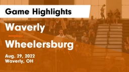 Waverly  vs Wheelersburg  Game Highlights - Aug. 29, 2022