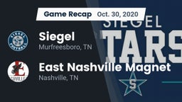 Recap: Siegel  vs. East Nashville Magnet 2020