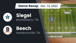 Recap: Siegel  vs. Beech  2023