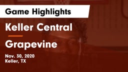 Keller Central  vs Grapevine  Game Highlights - Nov. 30, 2020