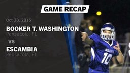 Recap: Booker T. Washington  vs. Escambia  2016