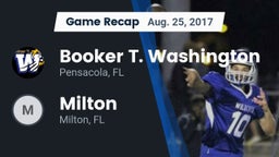 Recap: Booker T. Washington  vs. Milton  2017