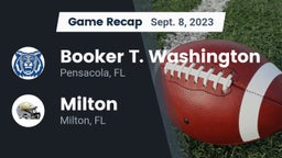Recap: Booker T. Washington  vs. Milton  2023