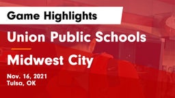 Union Public Schools vs Midwest City  Game Highlights - Nov. 16, 2021