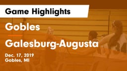 Gobles  vs Galesburg-Augusta  Game Highlights - Dec. 17, 2019