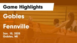 Gobles  vs Fennville  Game Highlights - Jan. 10, 2020