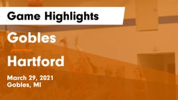 Gobles  vs Hartford Game Highlights - March 29, 2021
