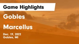 Gobles  vs Marcellus  Game Highlights - Dec. 19, 2022
